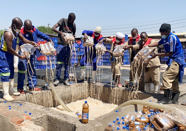 MRA destroys 600 cases of illegal Chibuku Super Beer