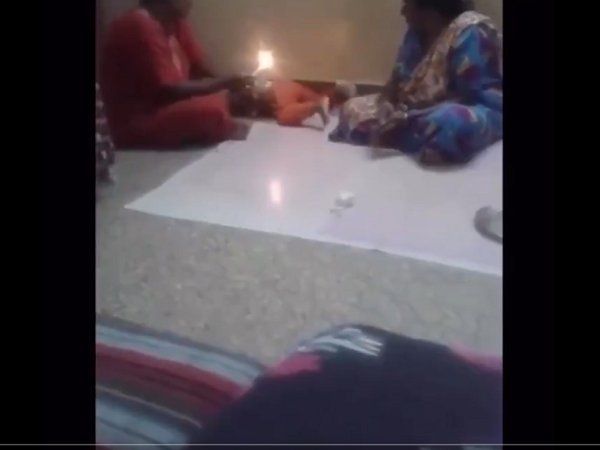 Caught On Cam- Heartless Grandmother Burns Child With Hot Candle Wax, Punches Him[Video]
