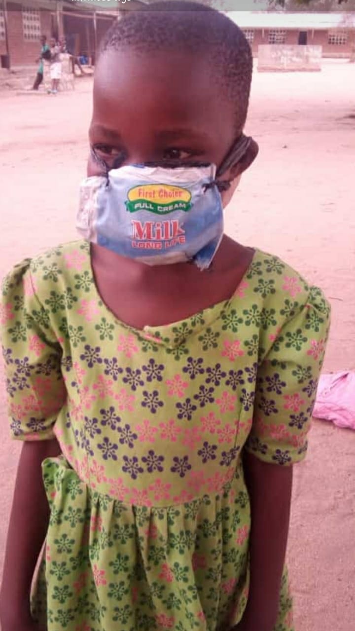 DPP MP Victoria Kingstone adopts pupil sported wearing milk packet as face mask