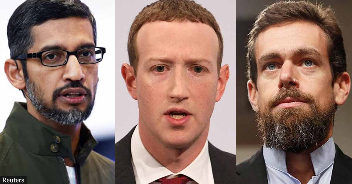 CEOs Of Facebook, Twitter And Google To Appear On Capitol Hill For Grilling Over Censorship Allegations