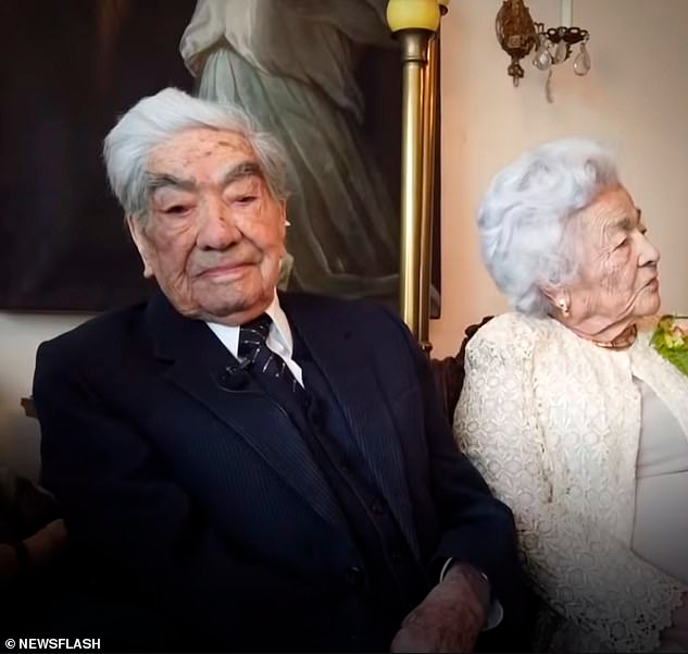 Husband from world’s oldest couple dies at 110 leaving behind 104-year-old widow