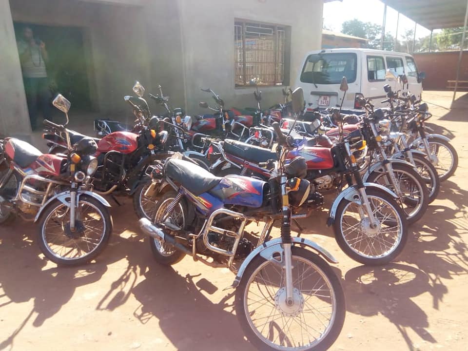 Police In Dowa Arrest Two Over Series Of Robberies: 13 Motorcycles Recovered