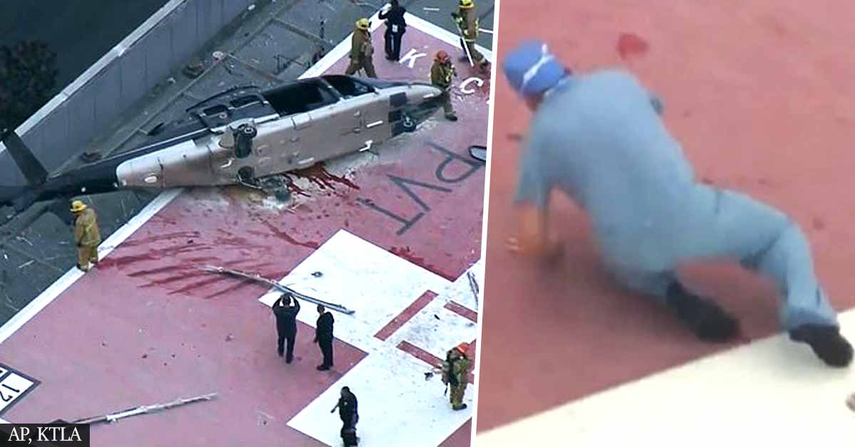 Donor Heart Dropped On Floor By Medic Moments After Helicopter Delivering It Crashes On The Hospital’s Roof
