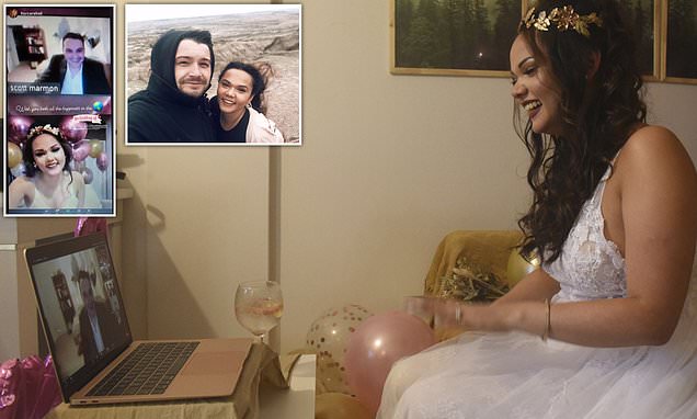 Couple Gets Married Over Zoom After Covid-19 Crisis Separated Them For 10 Months