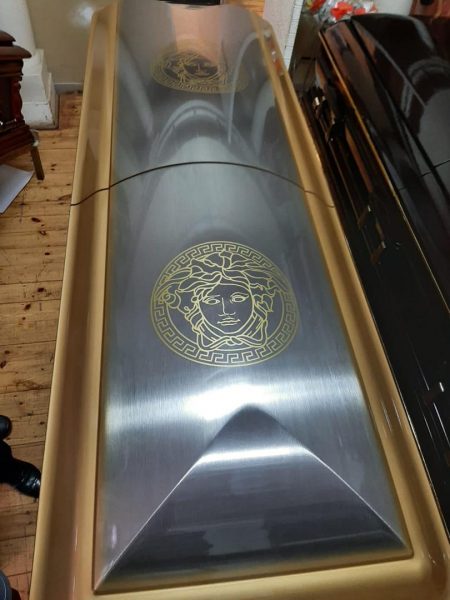 Ginimbi’s versace coffin revealed