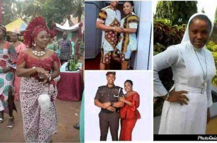 See Photos Of A Catholic Nun Who Dumped Catholic Church to Marry Her Secret Lover