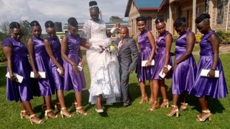 Couple with huge height difference speaks out after viral wedding photos