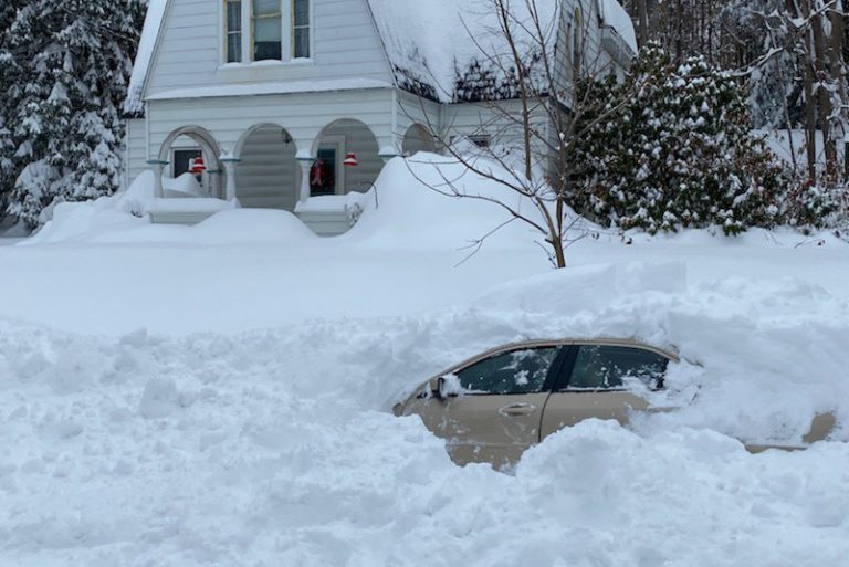 Driver Trapped In Car For Hours After Plow Covers Him In 4 Feet Of Snow