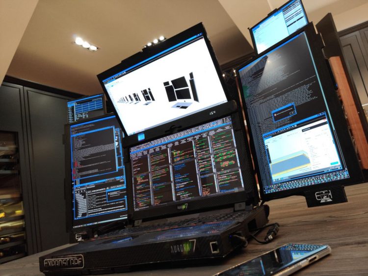 This Insane Laptop Has Seven Foldable Displays