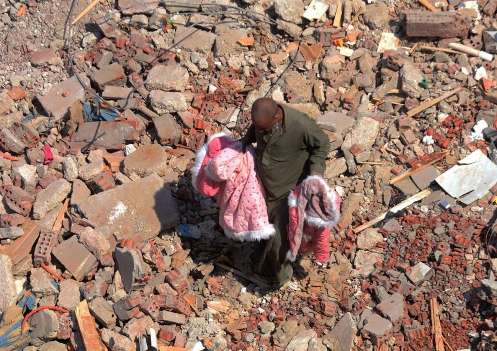 Baby Found Alive After Building Collapses In Egypt, Killing 25