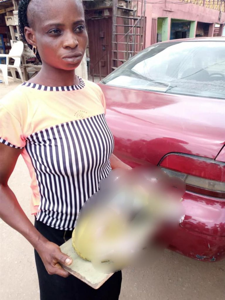 Woman Arrested For Killing Her One Month Baby; Blames Her Baby Daddy [Photo]