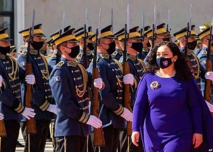 KOSOVO SWORN IN NEW FEMALE PRESIDENT