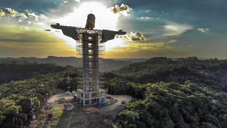 LARGER “CHRIST THE PROTECTER” STATUE UNDER CONSTRUCTION IN BRAZIL