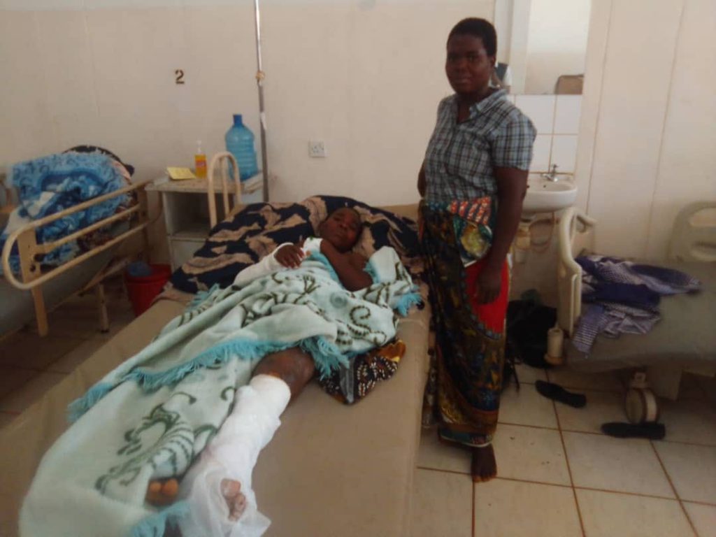 Woman hits by Minister of land’s motorcade still in hospital