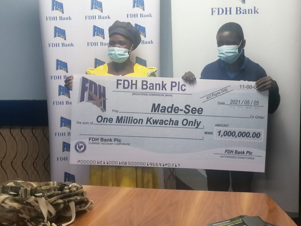 MADE SEE BAGS K1 MILLON AS FDH BANK HONOURS PROMISE