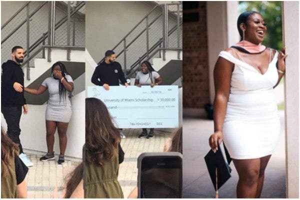 Destiny Paris James: Lady bags Master’s degree after receiving $50,000 in Drake’s ‘God’s Plan music’ video