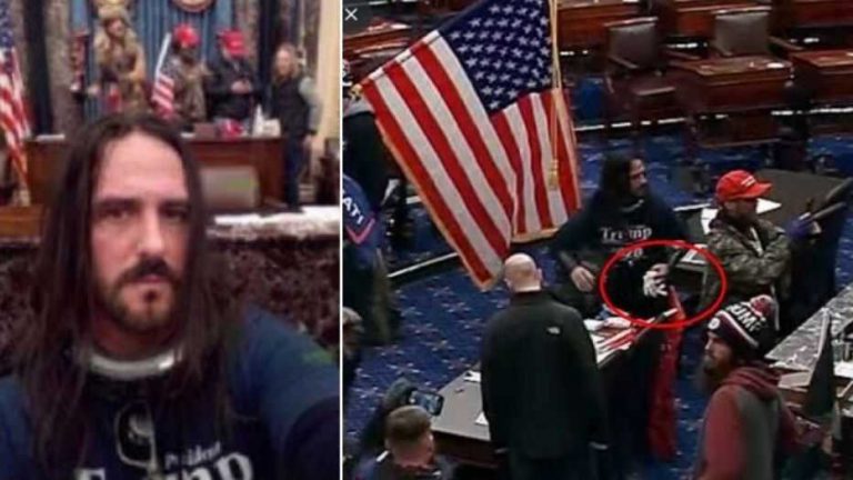Trump supporter who took selfie in Senate Chamber on Jan. 6 faces 20 years Jail term