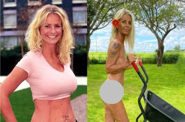 Swedish-British presenter & model strips naked to support men’s mental health campaign