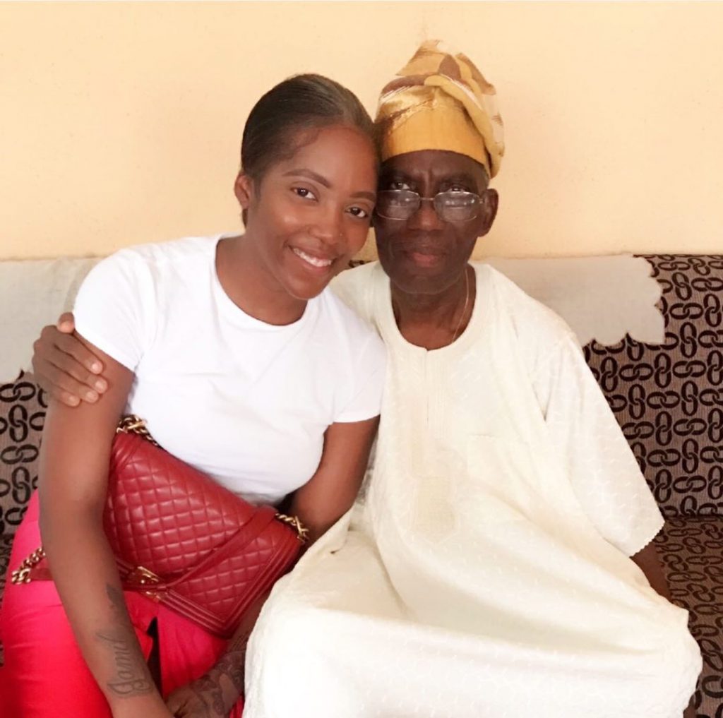 Tiwa Savage loses her Father