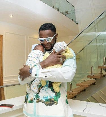 Kizz Daniel reveals he welcomed triplets but lost one as he gifts his newborn sons a house each (photos)