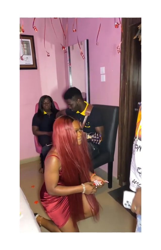Lady Proposes Marriage To Long Time Boyfriend, He Said ‘Yes’ (Watch)