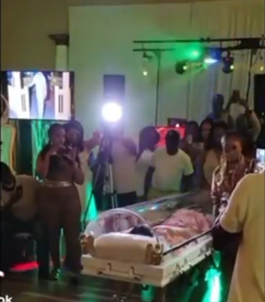 Woman Makes Entrance In A Casket For Her 50th Birthday Party [Video]