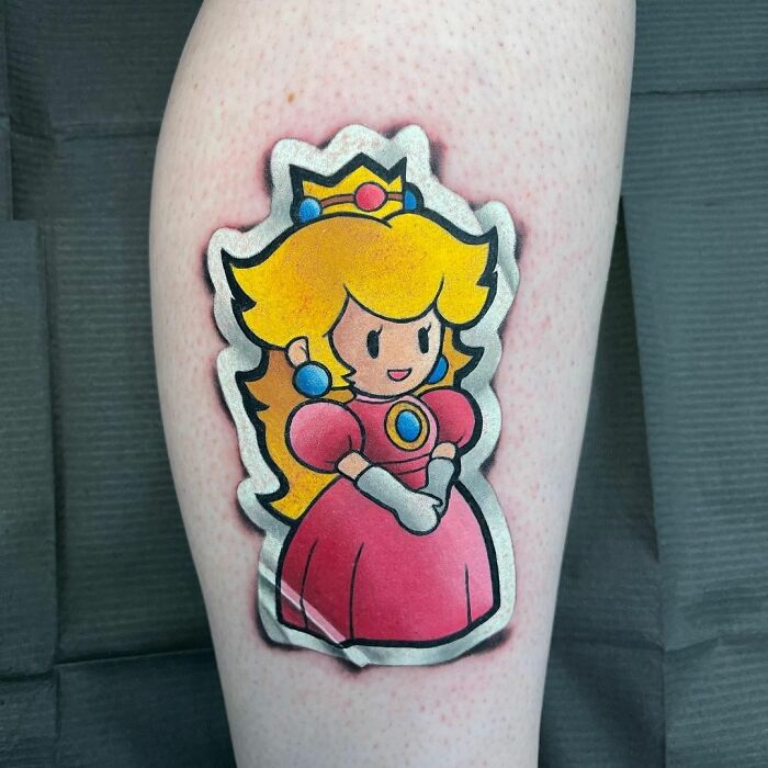 Tattoo Artist Specializes in Tattoos That Look Like Stickers