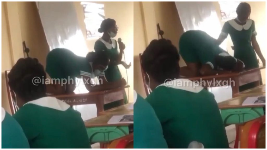 Ghanaian nurses learning how to give hot d_0ggy style in class hits online (See Video)