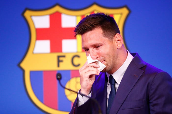 Lionel Messi tissue paper up for sale for 1 million dollars; the inside story