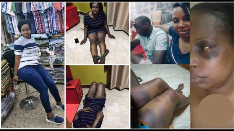 Heartbroken Man Beats his Wife Mercilessly For Sleeping With customers In The Fashion Boutique he opened For Her