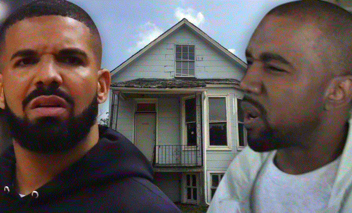Drake’s fans destroy Kanye West’s home amid the rappers’ beef
