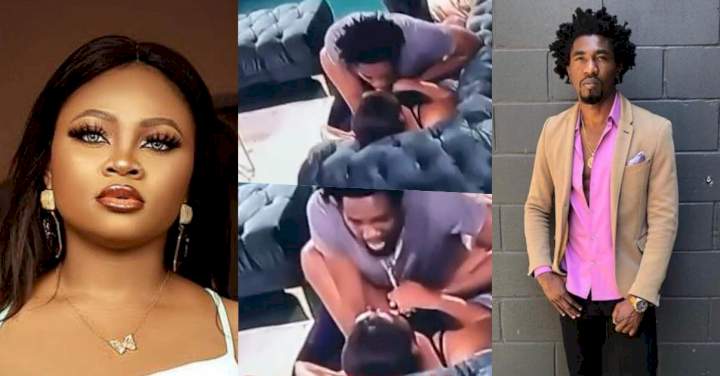 BBNaija housemate Boma apologizes to Tega’s husband after bonking his wife