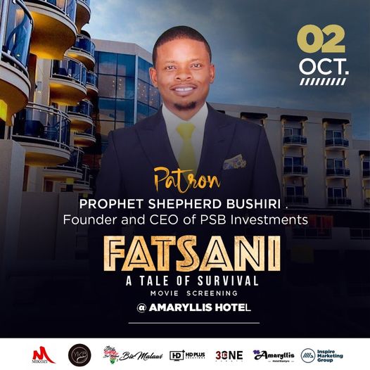 Prophet Shepherd Bushiri To Attend Fatsani Movie Screening At Amaryllis Hotel