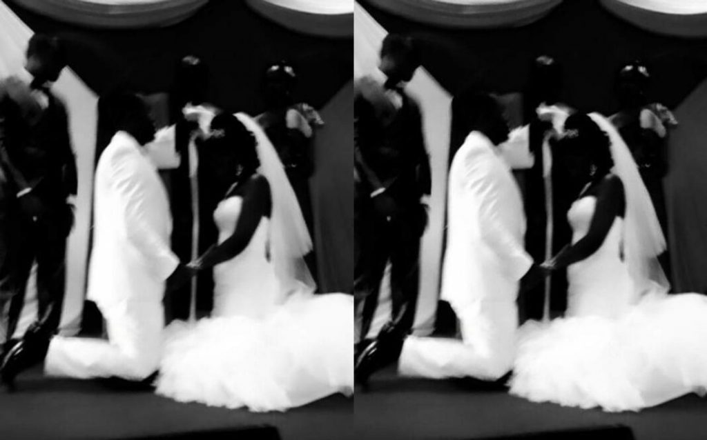 TANZANIA: Drama As Man Kisses Bride To “Death” During Wedding Officiating
