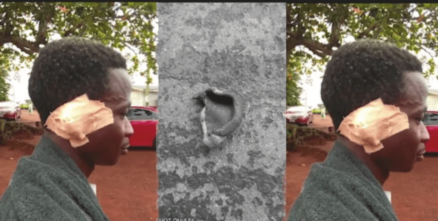 Wacth As Man bites off friend’s ear over weed soup (video)