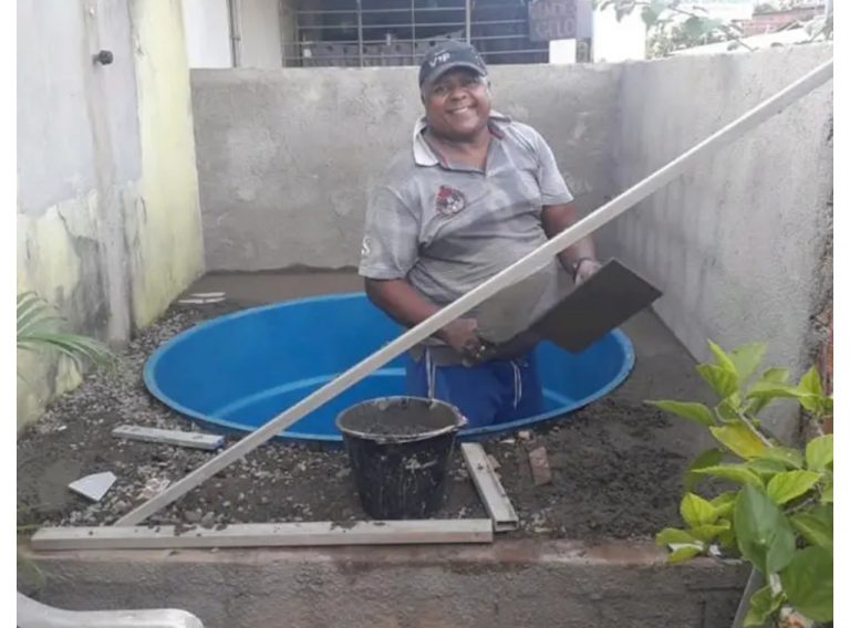 A Father Couldn’t Afford A Swimming Pool, But See What He Did To Make His Family Happy [Photos]