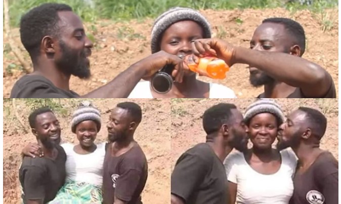”We share her peacefully”; Twin brothers who married one wife [See Pics & Video]