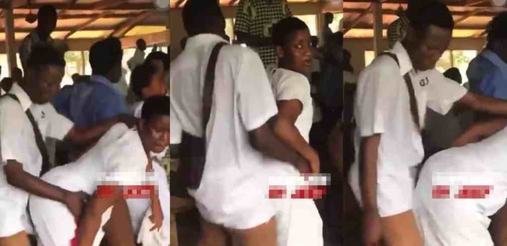 Student Seriously Grinds Colleague During Powerful Praises And Worship At School (Video)