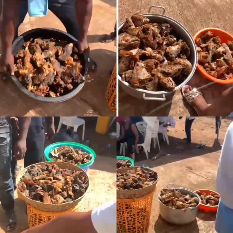 Watch| Party Owner in Shock after Caterer She Hired Hid Fish, Meat Meant For Guest with Intent to Take Home