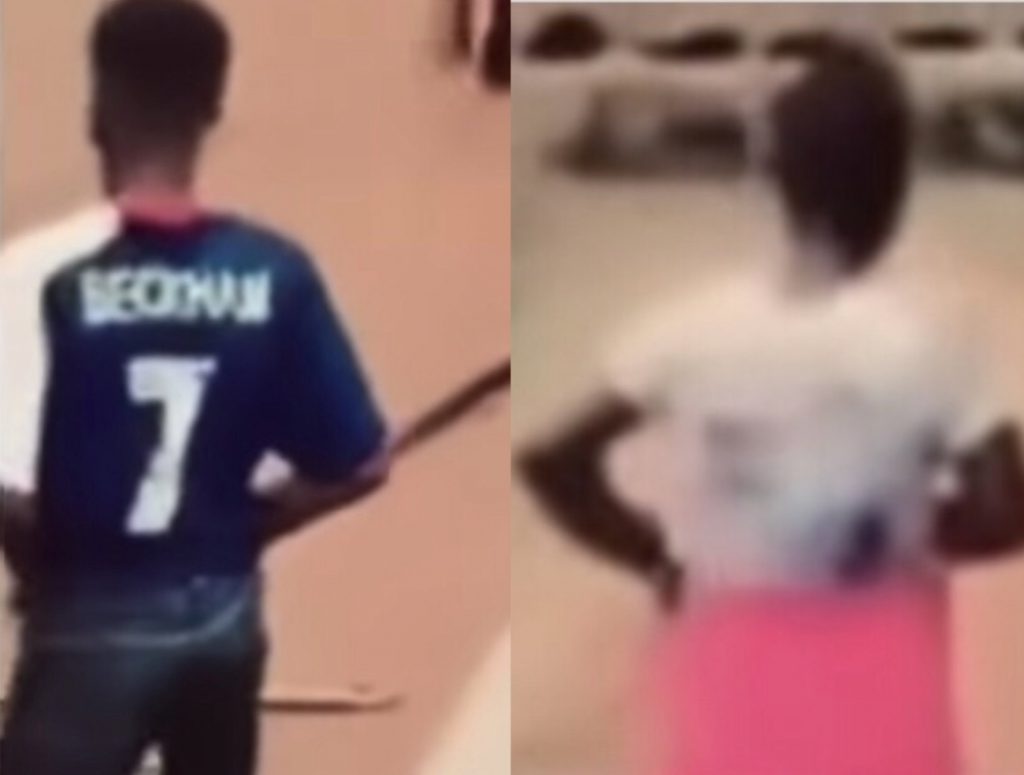 Two Teenagers Caught Chopping Themselves