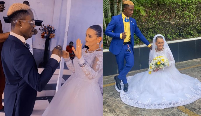 Young Nigerian Man Weds His White Heartthrob [Photos/Video]