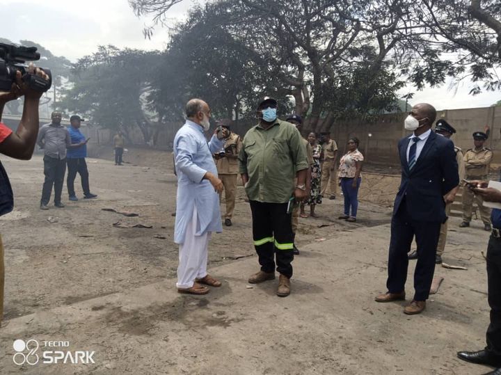 Industry Minister Kachale Tours Gutted Leopard Matches Ltd