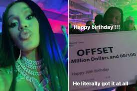 Watch| Cardi B gifts husband Offset $2 million to celebrate him on his birthday