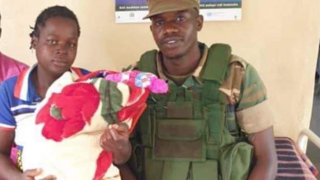 Zambian soldier promoted for helping deliver a baby