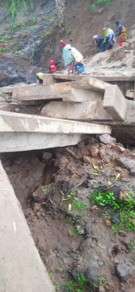 Newly Constructed K30 Million Bridge Damaged By Heavy Rains in Dedza