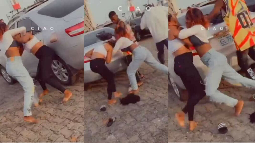 Watch| Side Chic And Main Chic Fight Over Male Lover At A Mall In Nigera