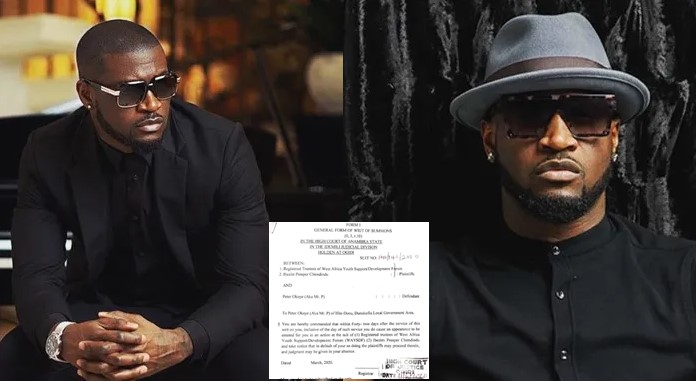 PSquare’s half Peter Okoye sued for chopping N2.8m without showing up for an event