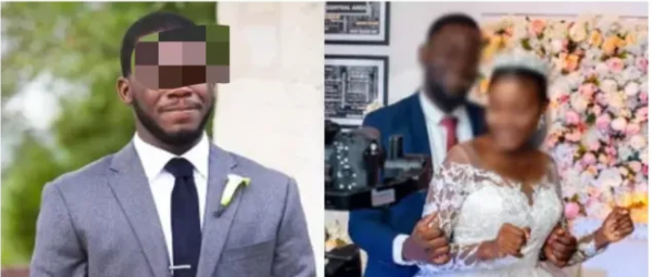 Ghanaian Man In Premium Tears After His Long Time Girlfriend Borrowed Him Money Claiming To Be Used On Her Sister’s Wedding Yet She Used It own Her Own Wedding