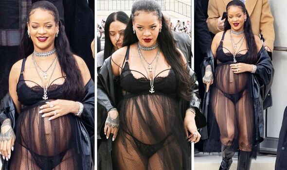 Rihanna steps out in riskiest pregnancy attire – VIDEO