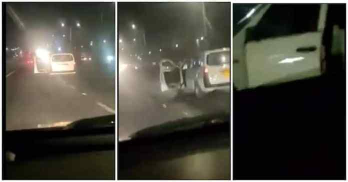 WATCH| Horrendous Moment Young Lady Screams For Help From A Speeding Car